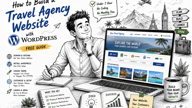 How to Build a Travel Agency Website with WordPress (Free Guide)