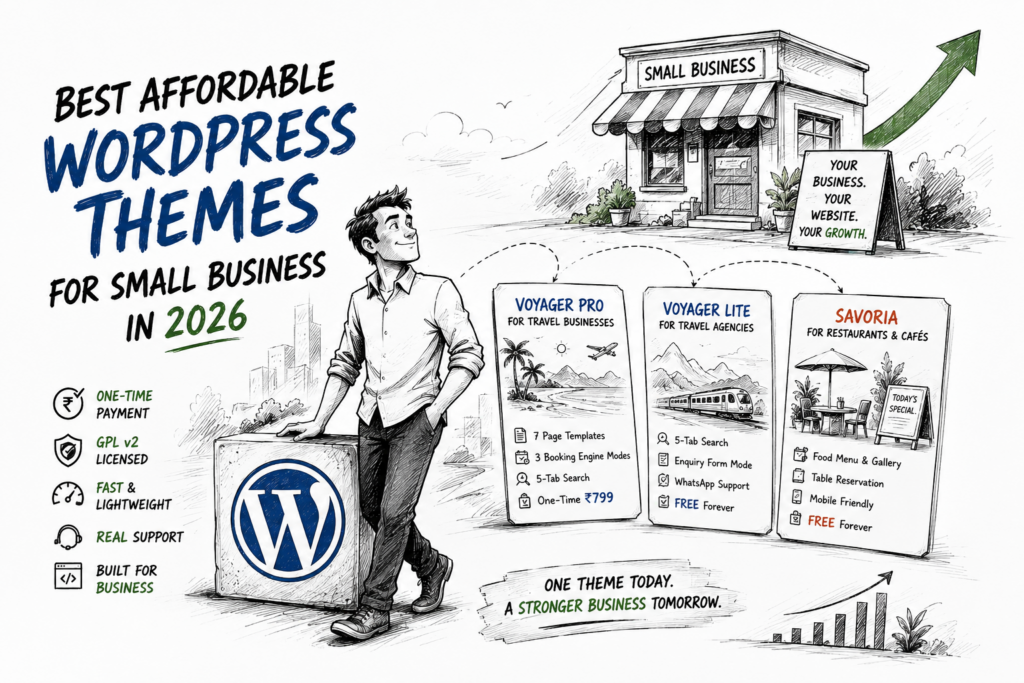 affordable WordPress themes for small business
