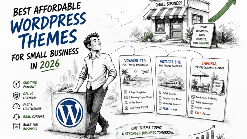 Best Affordable WordPress Themes for Small Business in 2026